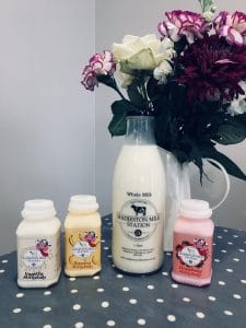 Cartons of Madjeston Milk