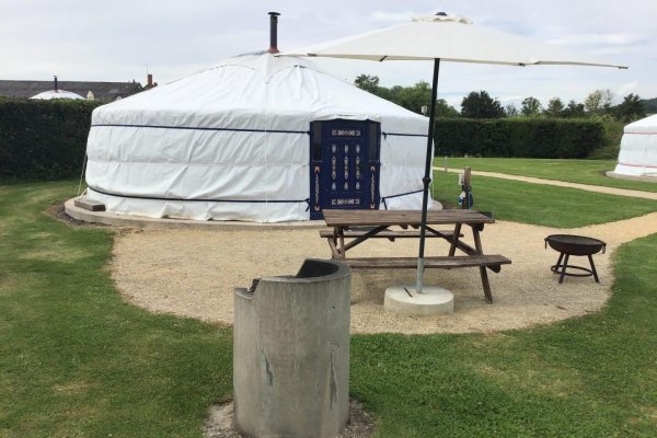 Buttercup Yurt at Caalm Camp